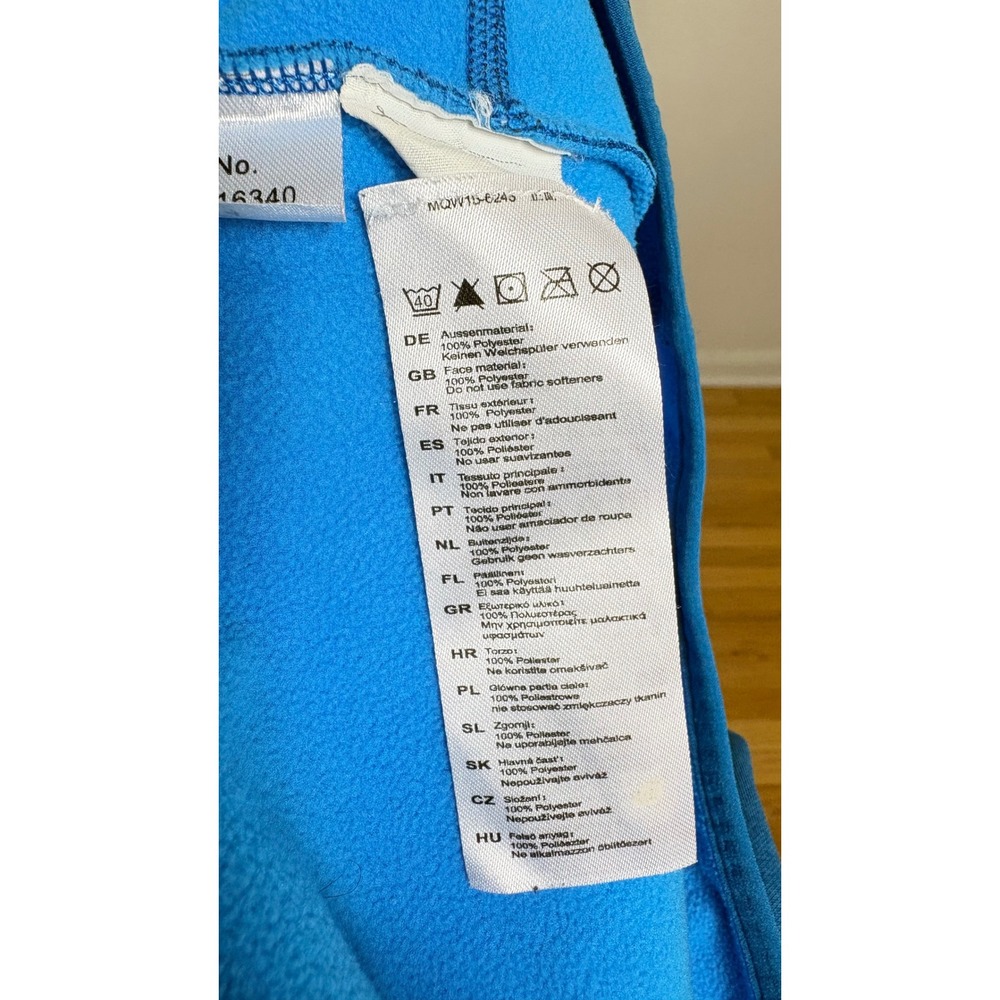 Mammut Blue Polartec Hooded Fleece Jacket Men Size 2XL Performance Gorpcore - Picture 7 of 8